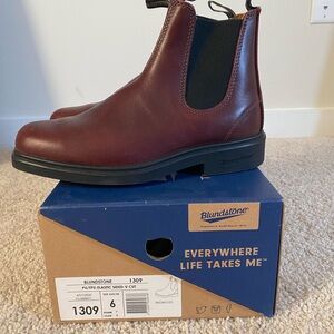 Blundstone Men's Burgundy Chelsea Boots
